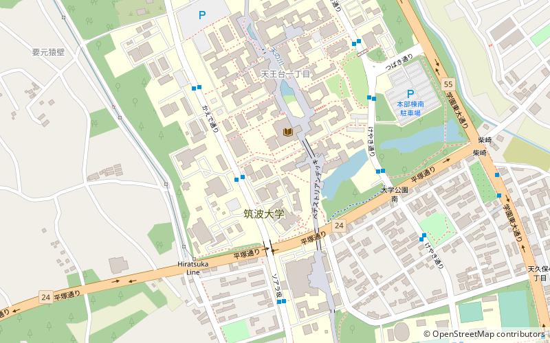 Université de Tsukuba location map