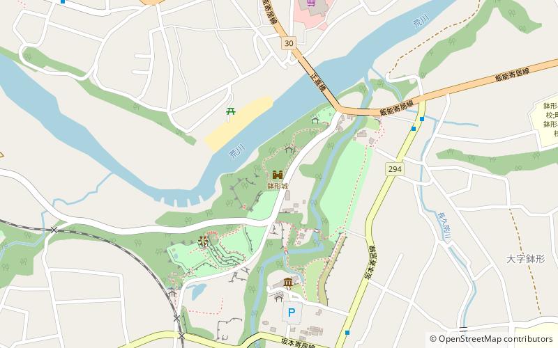 Hachigata Castle location map
