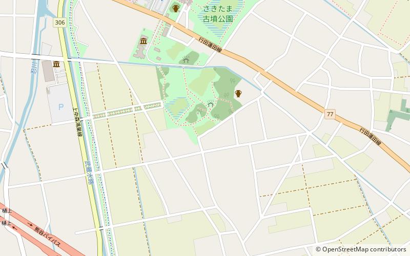 Nakanoyama Kofun location map