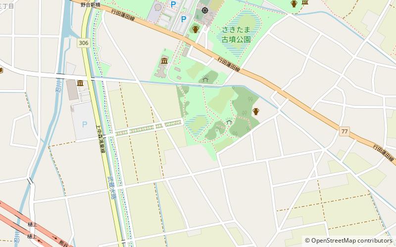 Okunoyama Kofun location map