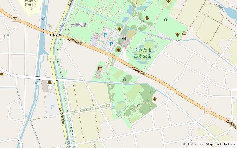 Kawarazuka Kofun location map