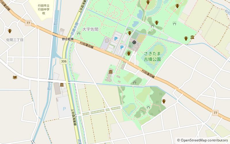 Musée préfectoral de Saitama des anciens tumuli funéraires de Sakitama location map