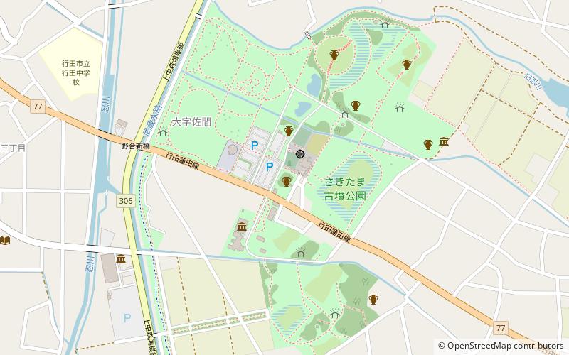 Atagoyama Kofun location map