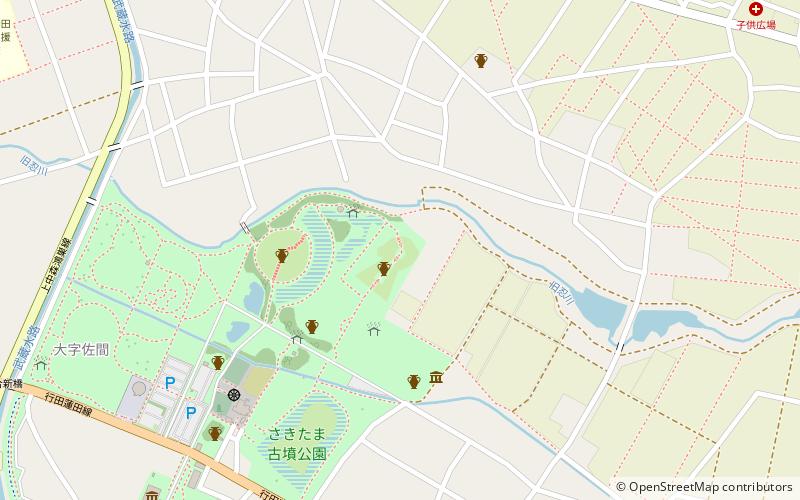 Kofun d'Inariyama location map