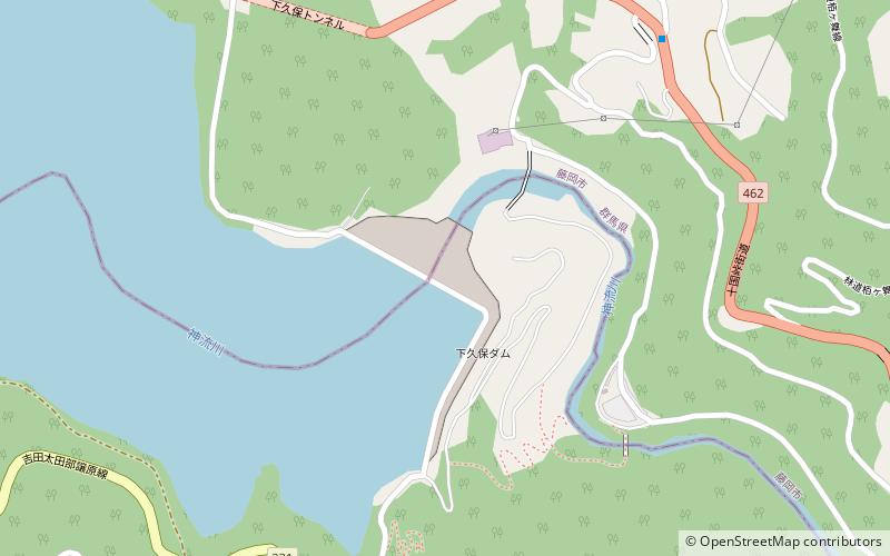 Shimokubo Dam location map