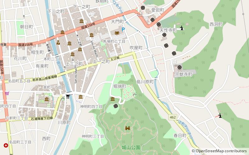 Hida Gokoku Shrine location map
