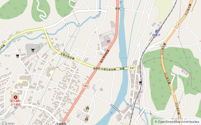 Sakuho location map