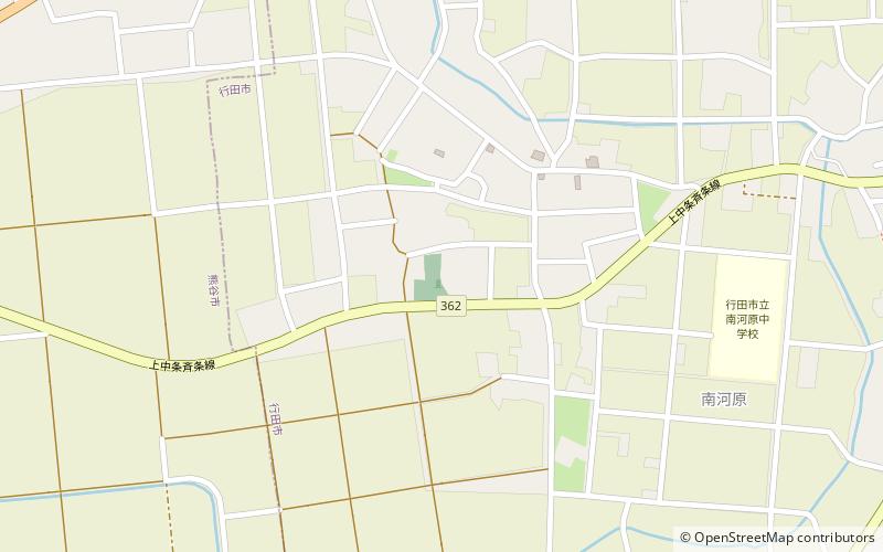 Minamikawara Stele location map