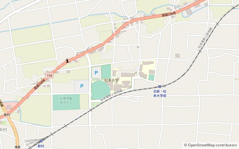 Matsumoto University location map