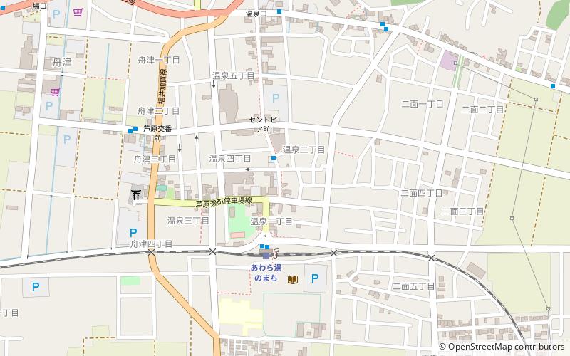Awara Onsen location map