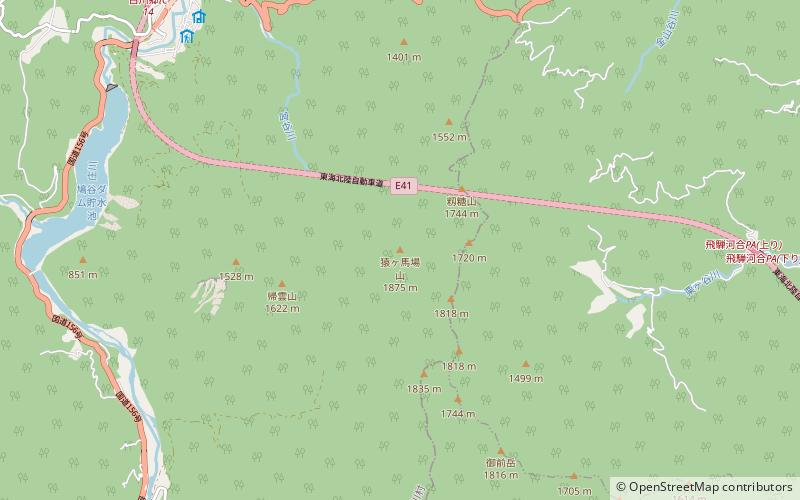 Hida Highlands location map