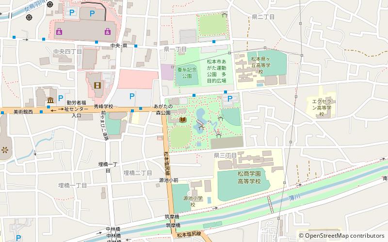 agata no mori park matsumoto location map