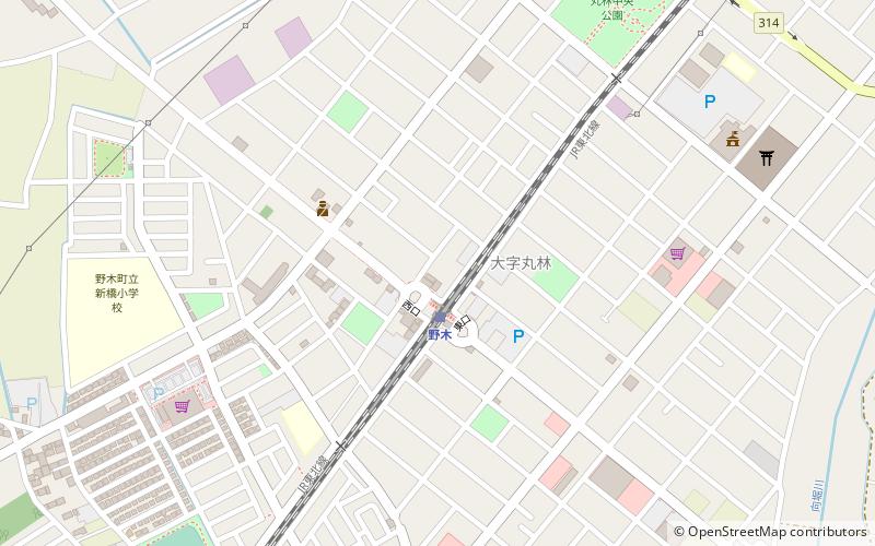 Nogi location map