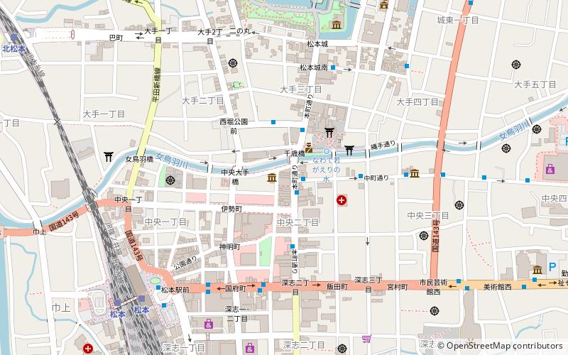 matsumoto city timepiece museum location map