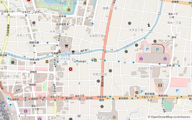scale museum matsumoto location map