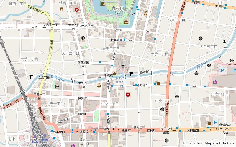 yohashira shrine matsumoto location map