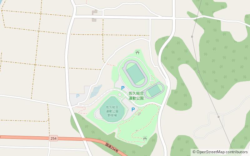 Saku Athletic Stadium location map