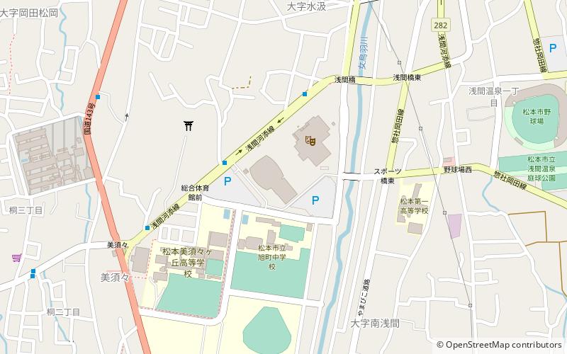 Matsumoto City Gymnasium location map