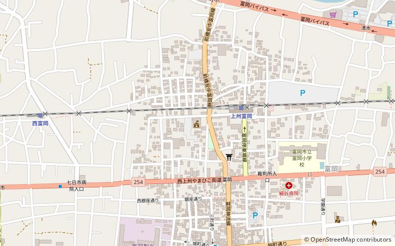 fu gang shi yi suo tomioka location map