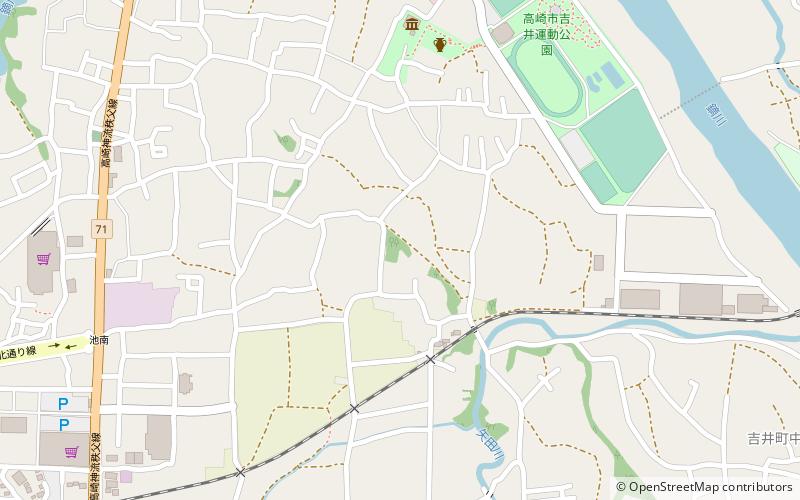 tago district shoso ruins takasaki location map