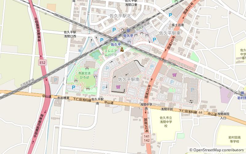 Aeon Mall Sakudaira location map