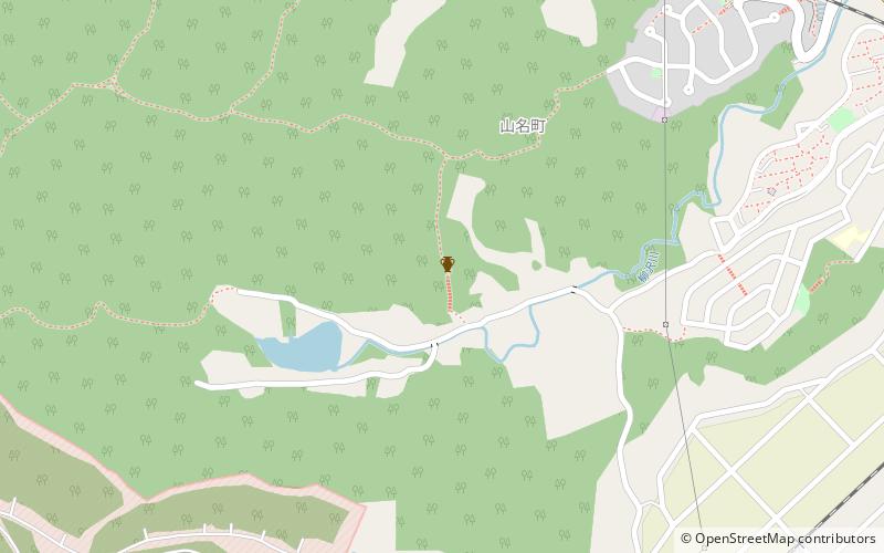 Yamanoue Stele location map
