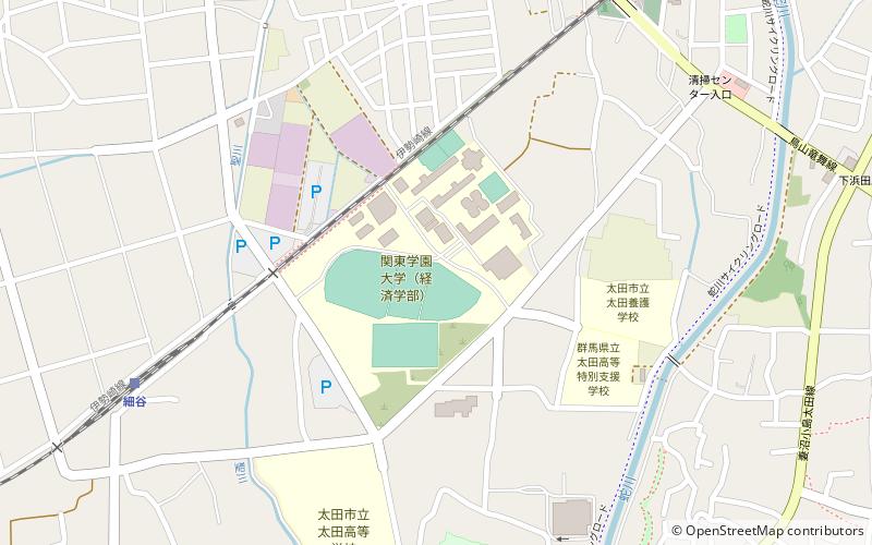 Kanto Gakuen University location map