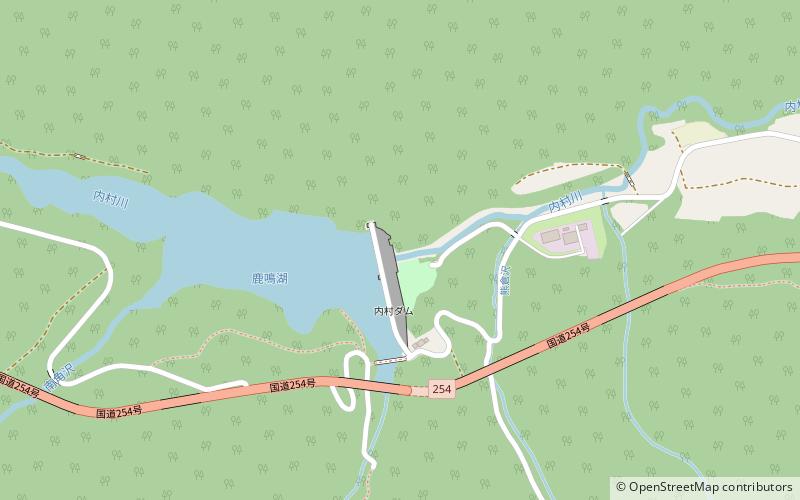 Uchimura Dam location map