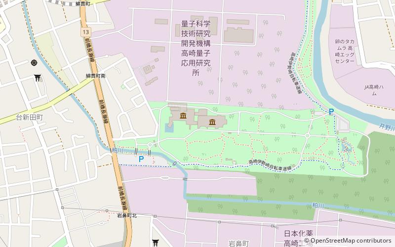 Gunma Prefectural Museum of History location map