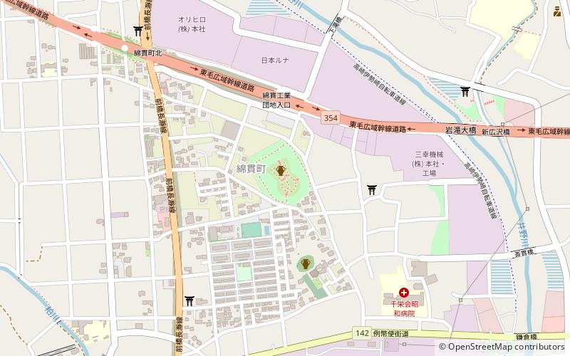 Watanuki Kannonyama Kofun location map