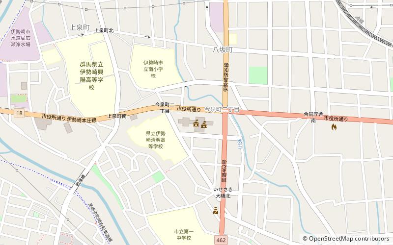 sai district shoso ruins isesaki location map