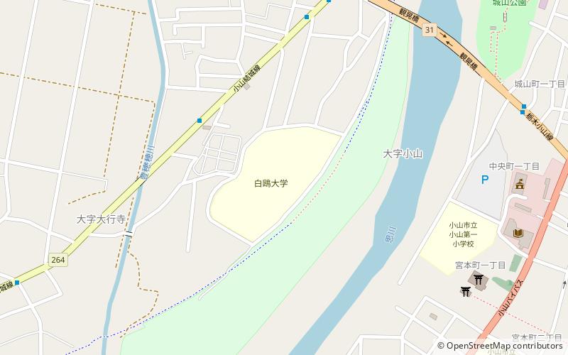 Hakuoh University location map