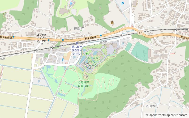 Ashikaga Flower Park location map