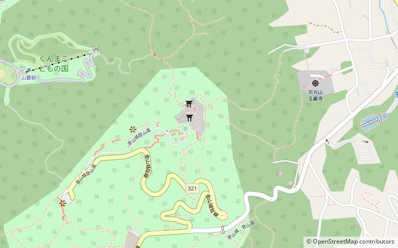 Burg Kanayama location map