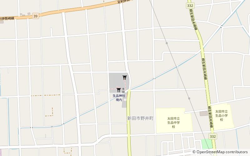 Ikushina Jinja location map