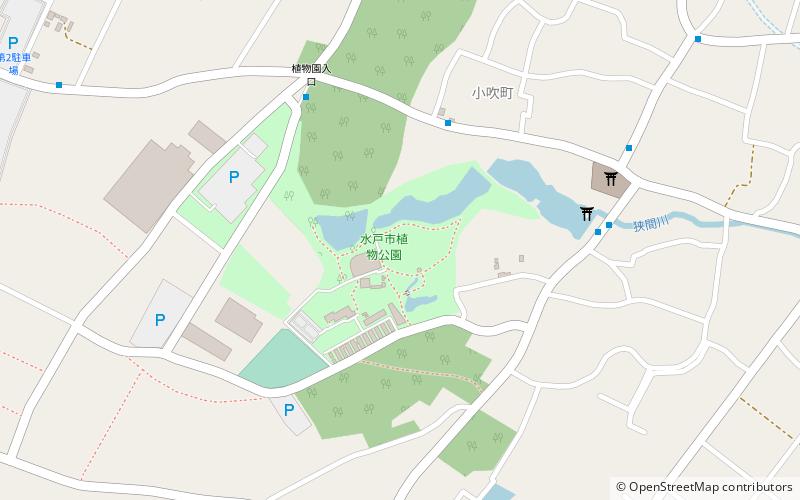 Jardín botánico Mito location map