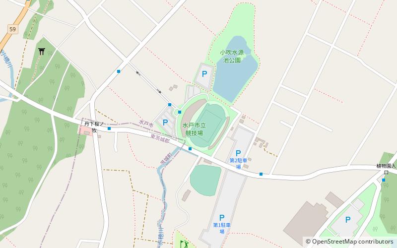 K's denki Stadium Mito location map