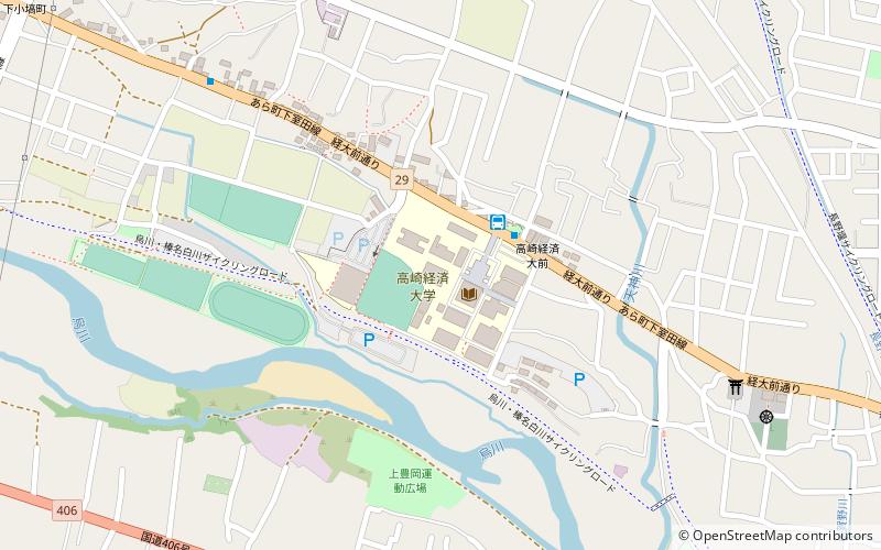 Takasaki City University of Economics location map