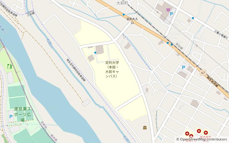 Ashikaga Institute of Technology location map