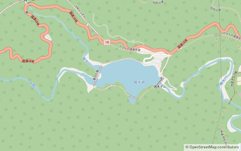Sakamoto Dam location map