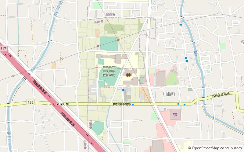 Gunma University of Health and Welfare location map