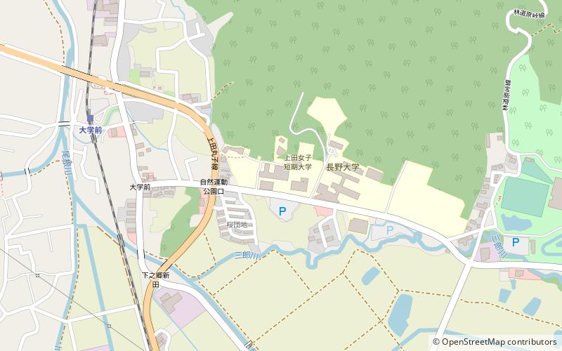 Ueda Women's Junior College location map