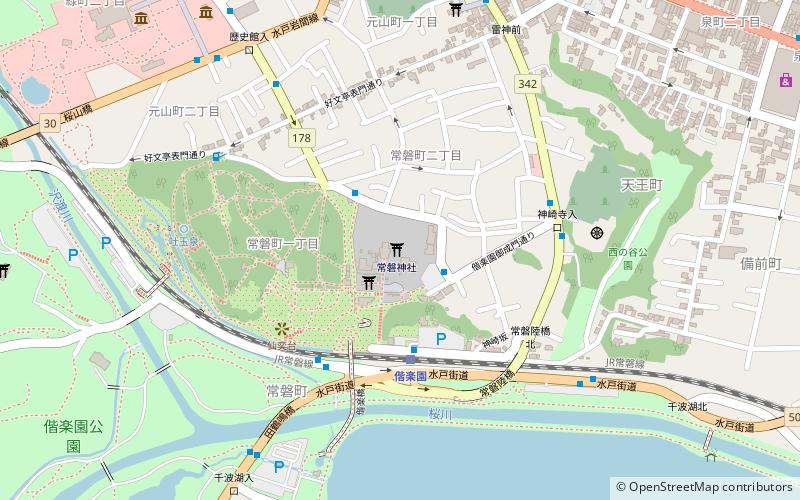 Tokiwa Jinja location map