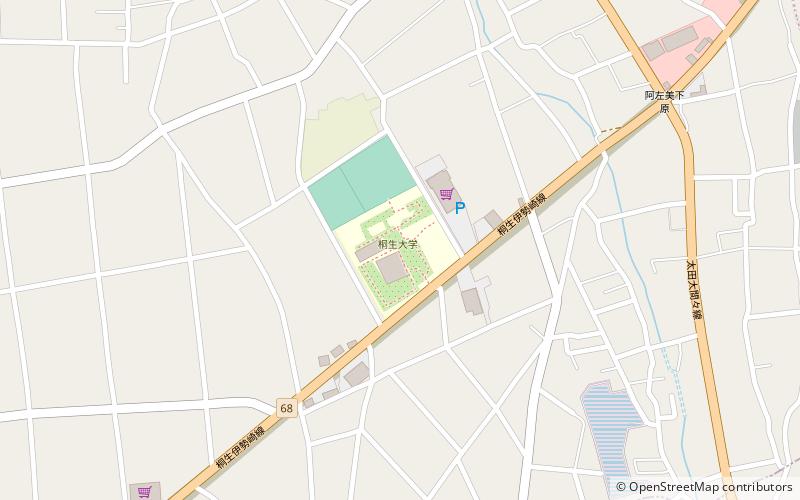 Kiryu University location map