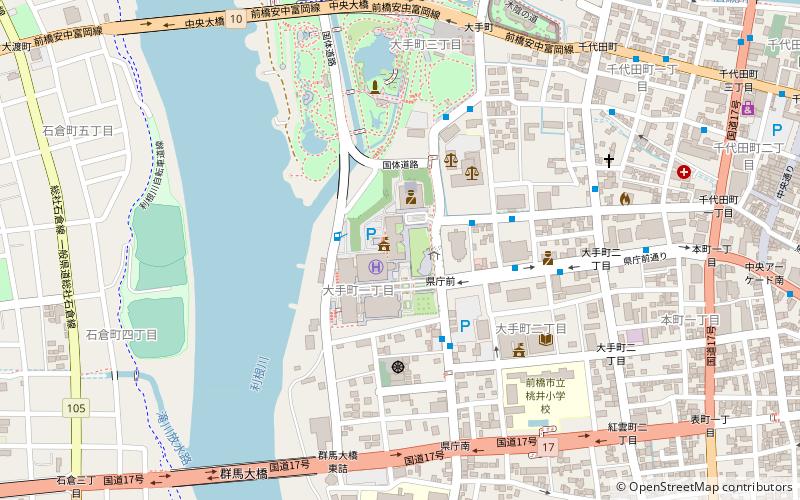 Gunma Prefectural Government Building location map