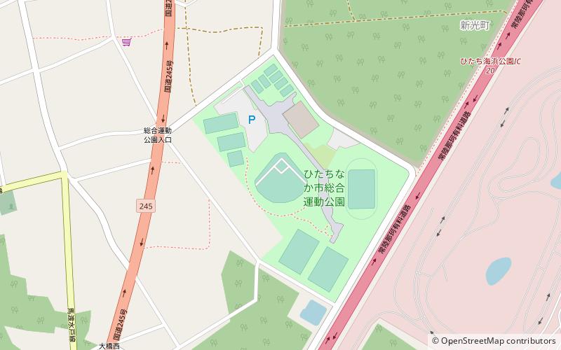 hitachinaka baseball stadium location map