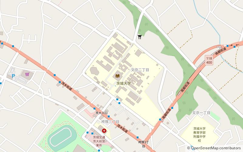 Université d'Ibaraki location map