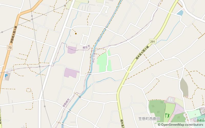saishikada nakajima site kiryu location map