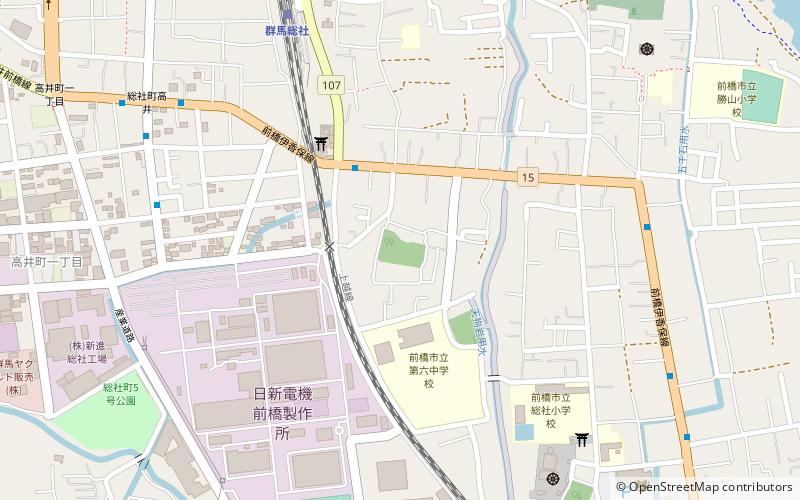 Sōja Futagoyama Kofun location map