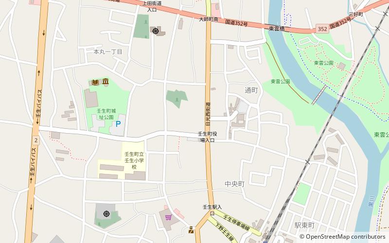 Mibu Castle location map